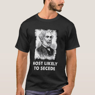 Camiseta Robert E. Lee Secede La divertida guerra civil