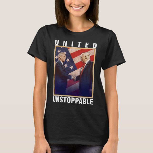 Camiseta Robert F Kennedy Jr Trump Unstopable (Anverso)