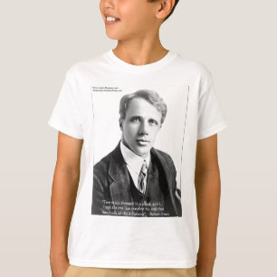 Camiseta Robert Frost "Camino Recorrido" Cita en Tarjetas y