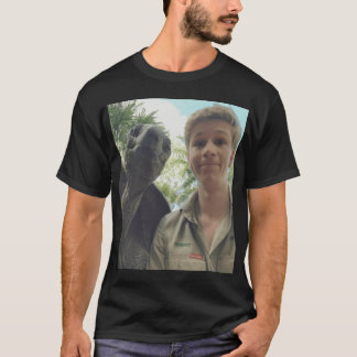 Camiseta Robert Irwin con chico tortuga