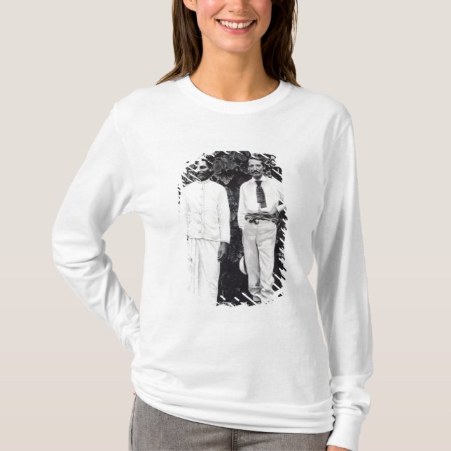 Camiseta Robert Louis Stevenson y su amigo (Anverso)