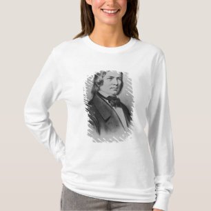 Camiseta Robert Schumann grabó de una fotografía
