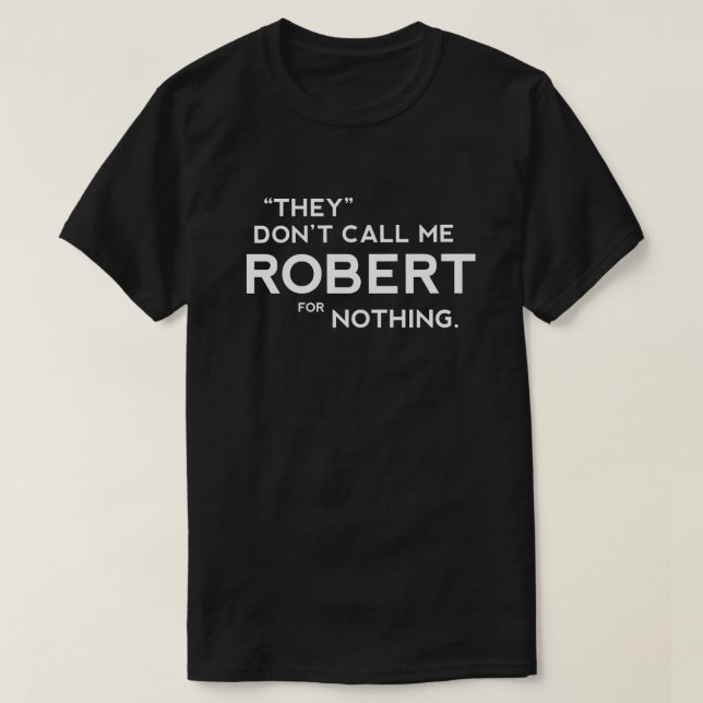 Camiseta Robert T-shirt (Diseño del anverso)