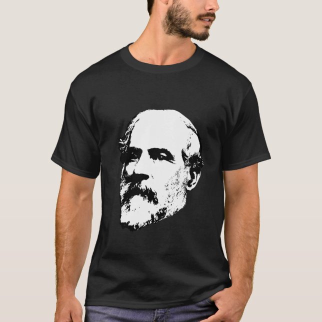 Camiseta Roberto E. Lee -- General de la guerra civil (Anverso)