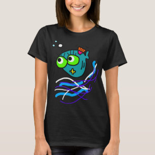 Camiseta Roberto, el pez que ama las burbujas