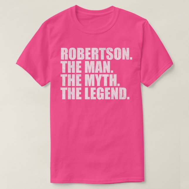 Camiseta Robertson Robertson apellido Robertson apellido ap (Diseño del anverso)