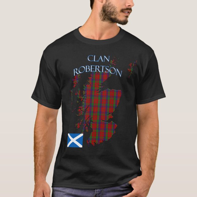 Camiseta Robertson Scottish Clan Tartan Scotland (Anverso)