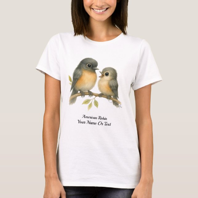 Camiseta Robin estadounidense jocoso (Anverso)