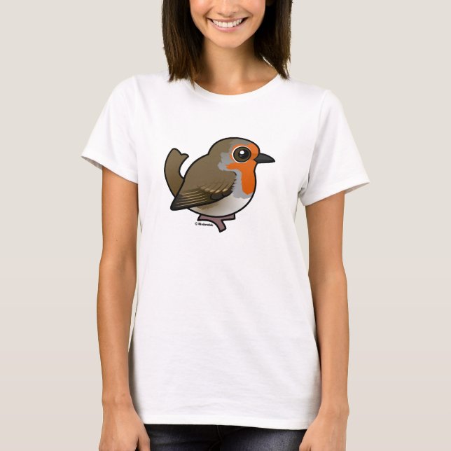 Camiseta Robin europeo (Anverso)