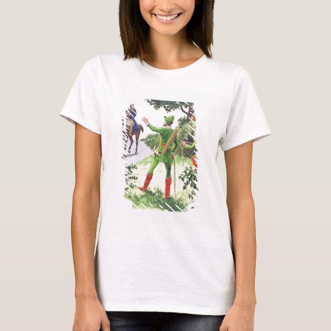 Camiseta Robin Hood, de 'Peeps into Past', publicado (Anverso)
