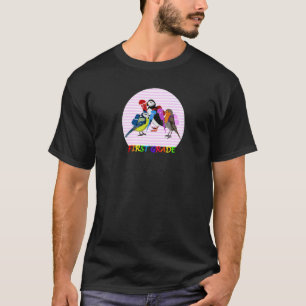 Camiseta Robin Puffin Pájaro Primer Día de Escuela Primer G
