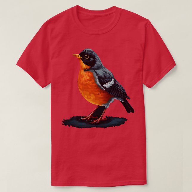 Camiseta Robin Smiling de Estados Unidos (Diseño del anverso)