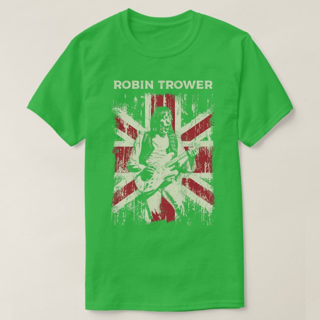 Camiseta Robin Trower con problemas vintage (Diseño del anverso)