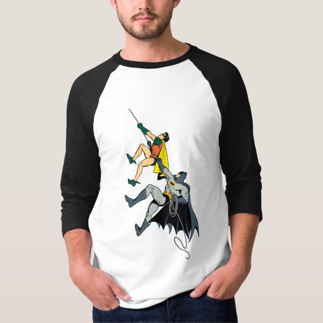 Camiseta Robin Y Batman Climb (Anverso)