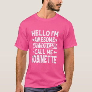 Camiseta Robinette Surname Robinette Family Apellidos Robin