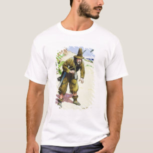 Camiseta Robinson Crusoe, de "píos en el pasado", publi