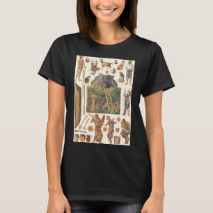 Camiseta Robinson Crusoe, juguetes de muñecas de papel vict