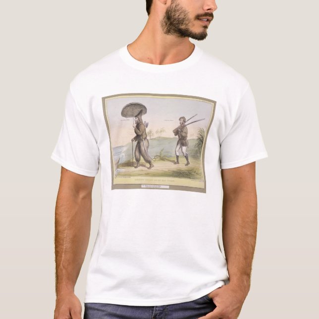 Camiseta Robinson Crusoe y su hombre viernes, (la HB (Anverso)