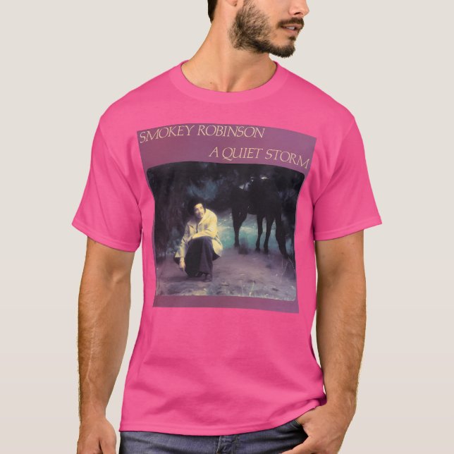 Camiseta Robinson De Música Smokey Es Una Tormenta Tranquil (Anverso)