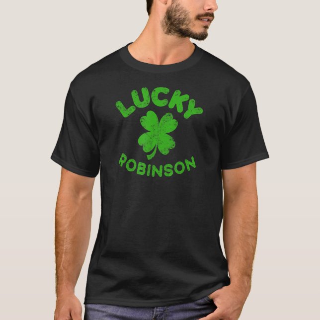 Camiseta Robinson Irish Family Saint Patrick S Day Irish (Anverso)