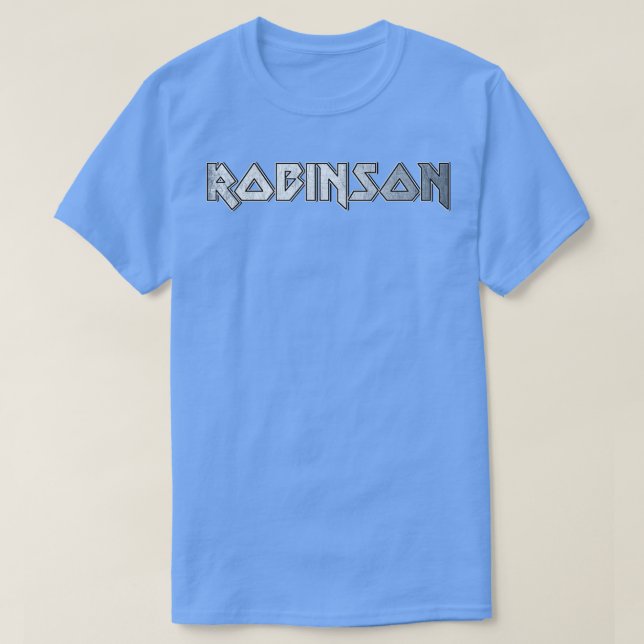 Camiseta Robinson metalizado fuerte (Diseño del anverso)