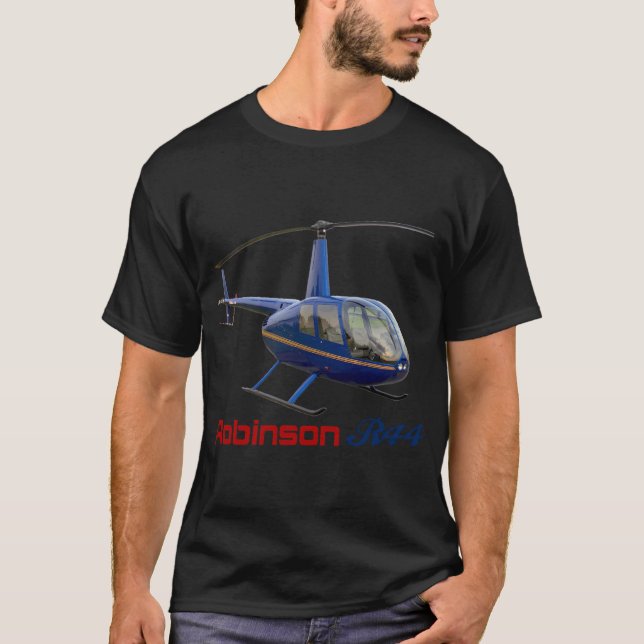 Camiseta Robinson R44 Helicopter R44 Robinson R4 (Anverso)