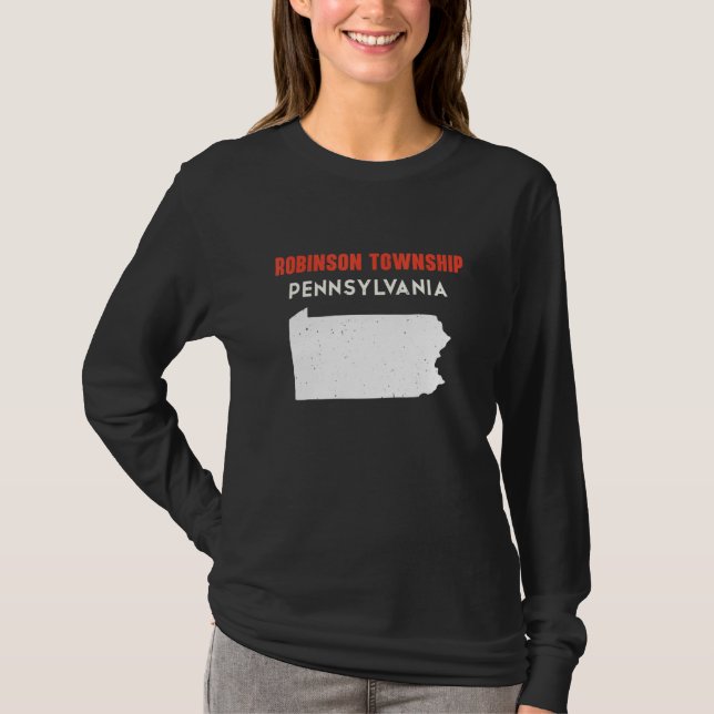 Camiseta Robinson township Pennsylvania USA State America T (Anverso)
