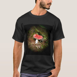 Camiseta Roble rojo sombrero Russula hongo