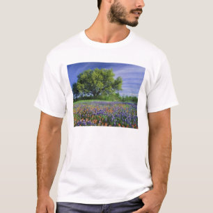 Camiseta Roble Vivo y Pincel de Texas, y Texas