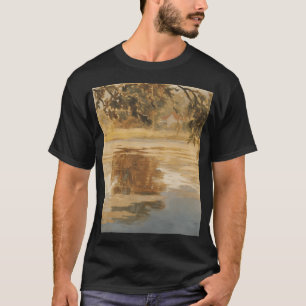 Camiseta Robles de primavera de Grant Wood Pintura de Grant