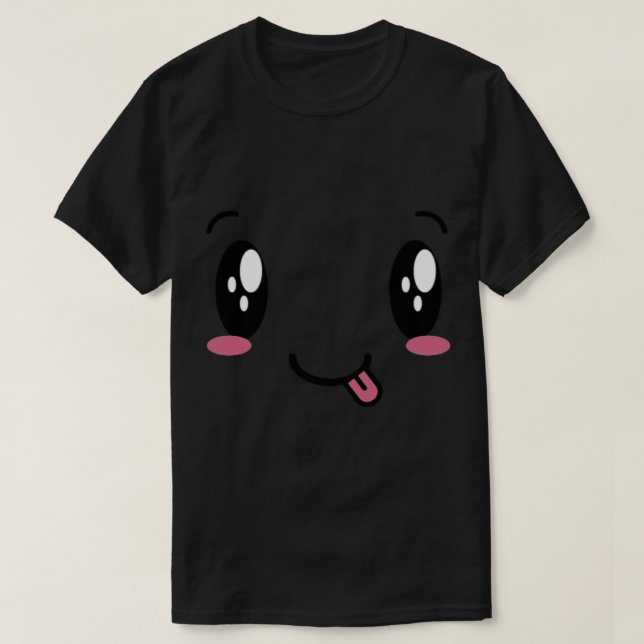 Camiseta Roblox Cute Face (Diseño del anverso)