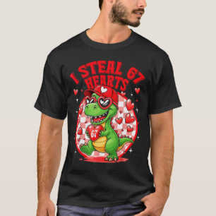 Camiseta Robo 67 Corazones Día de San Valentín 67 Meme 6 7 