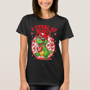Camiseta Robo 67 Corazones Día de San Valentín 67 Meme 6 7 