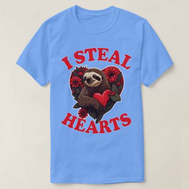 Camiseta Robo corazones 3 (Diseño del anverso)