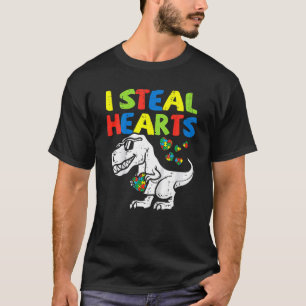 Camiseta Robo corazones causan temor a los niños por el aut