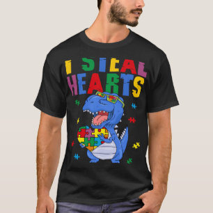 Camiseta Robo corazones chicos autistas Autismo Sensibiliza