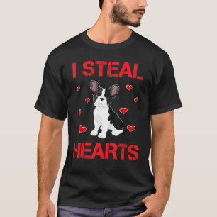 Camiseta Robo corazones Día de San Valentín de Perro Terrie