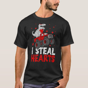Camiseta Robo corazones Dinosaurios Monstruo Camión Valen