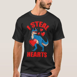 Camiseta Robo corazones Dinosaurios niños pequeños Vale beb