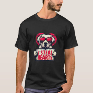 Camiseta Robo corazones niños hombres mujeres Labrador recu