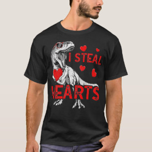 Camiseta Robo corazones niños niños para re dinosaurios Val