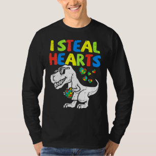 Camiseta Robo corazones recompensa el autismo de los niños 
