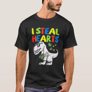 Camiseta Robo corazones recompensa el autismo de los niños