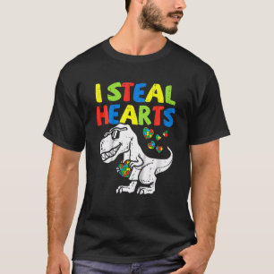 Camiseta Robo corazones recompensa el autismo de los niños