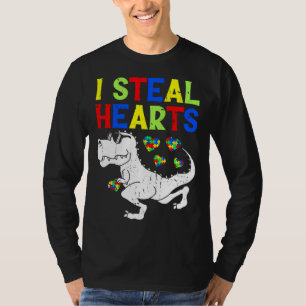 Camiseta Robo corazones recompensa el autismo de los niños