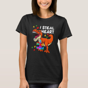 Camiseta Robo corazones rompe conciencia de autismo Rex Din