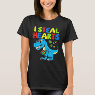 Camiseta Robo corazones rompe el autismo de los niños de lo