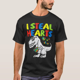 Camiseta Robo corazones rompe la conciencia del autismo en