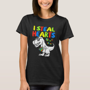 Camiseta Robo corazones rompe la conciencia del autismo en