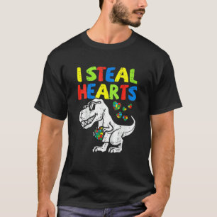 Camiseta Robo corazones rompe la conciencia del autismo en